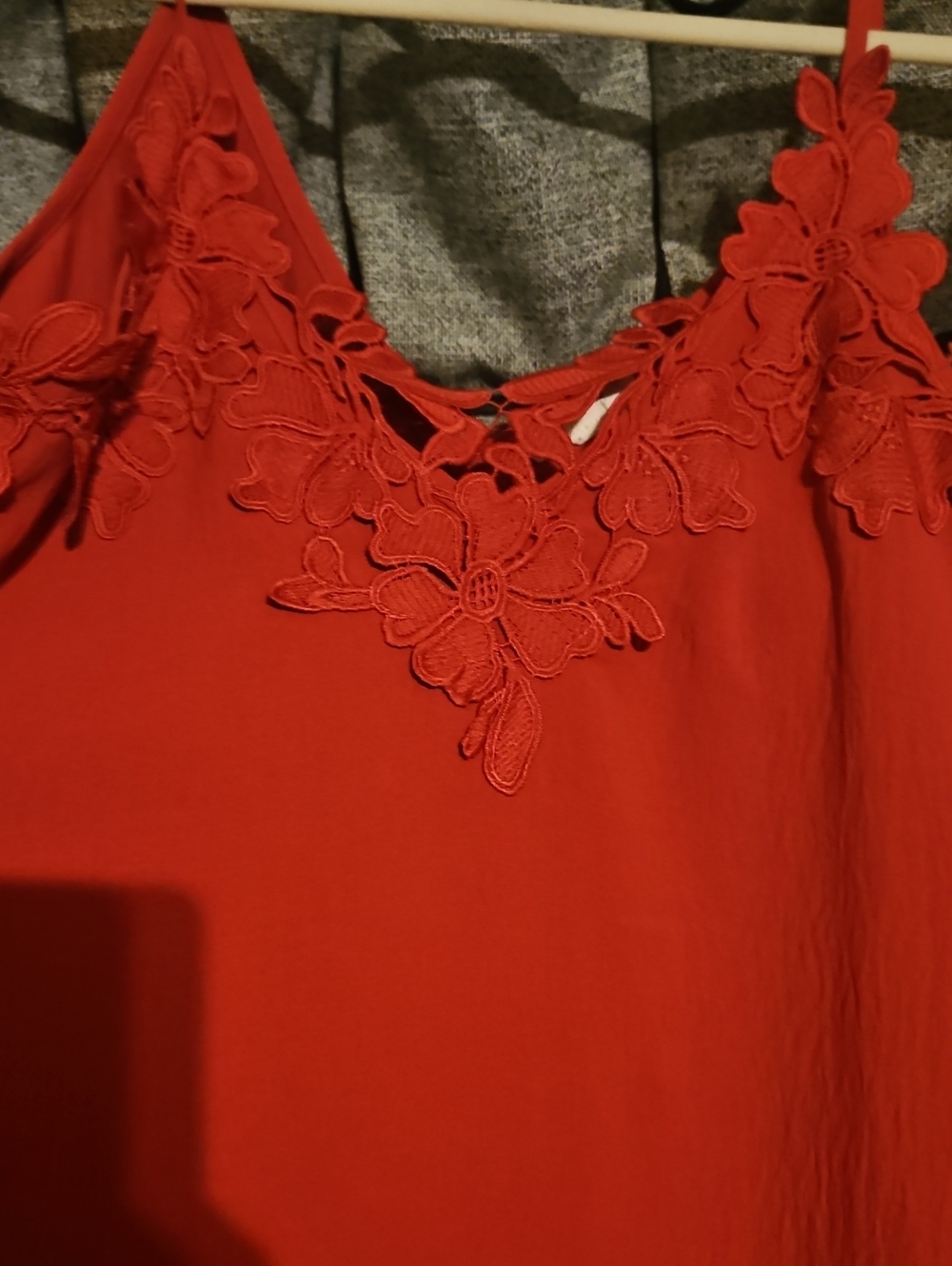 Pink Lace-Trim Women's Camisole Top
